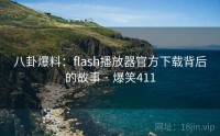 八卦爆料：flash播放器官方下载背后的故事 · 爆笑411